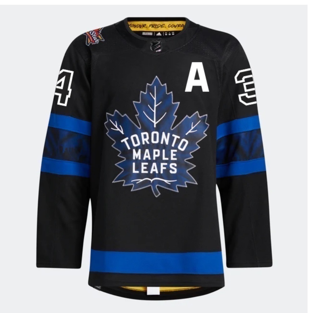 ADIDAS AUTHENTIC TORONTO MAPLE LEAFS X DREW HOUSE FLIPSIDE ALTERNATE JERSEY